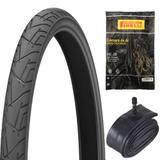 Pneu Bike Praieiro Levorin 26x1.95 Slick Câmara 26 Pirelli