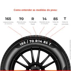 Pneu Continental Aro 14 165/70r14 85t Xl Contiecocontact 3