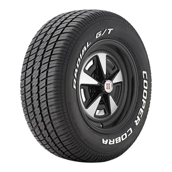 Pneu Cooper Aro 15 215/65R15 Cobra Radial G/T LB 95T