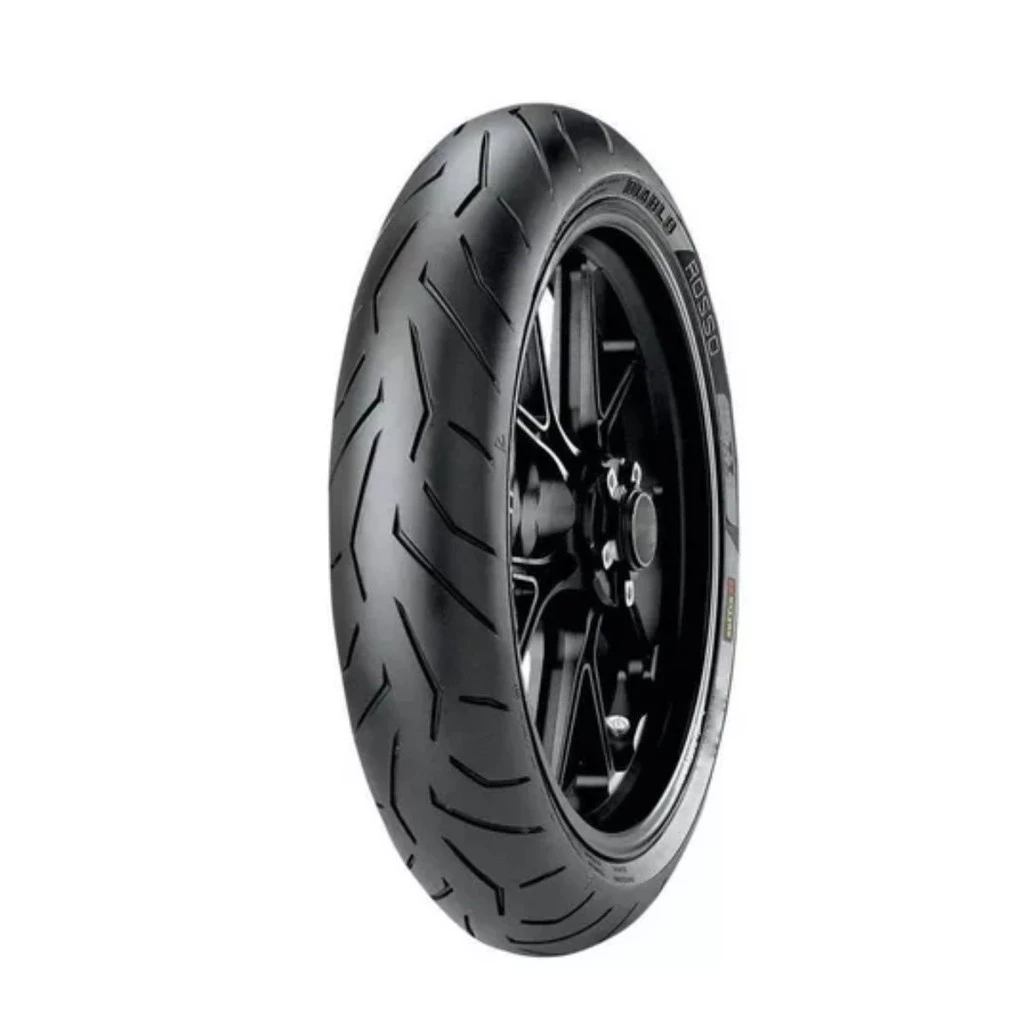 Pneu De Moto Dianteiro Pirelli Supersport Diablo Rosso Ii Sem Câmara De 110/70 R17 H 54 X 1 Unidade