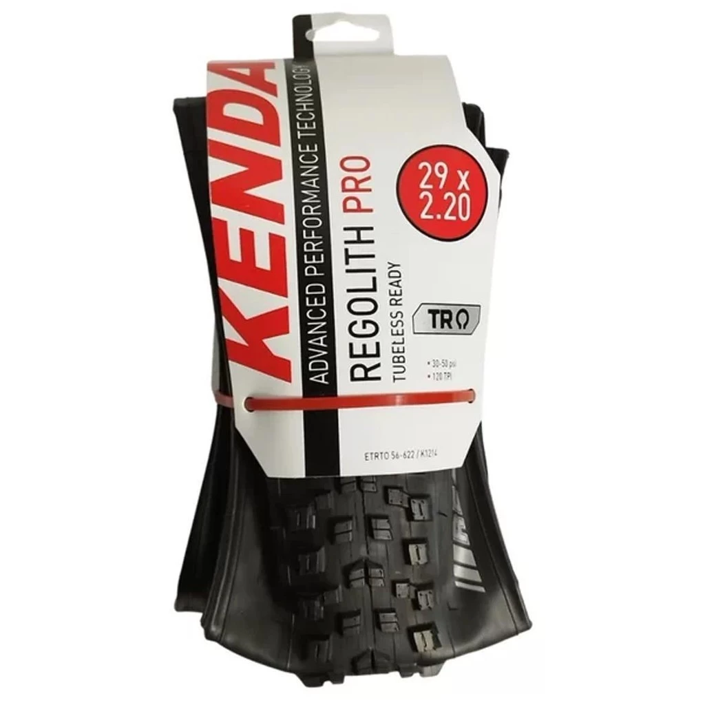 Pneu Kenda 29x2.20 Regolith Pro SCT Kevlar Tubeless Preto