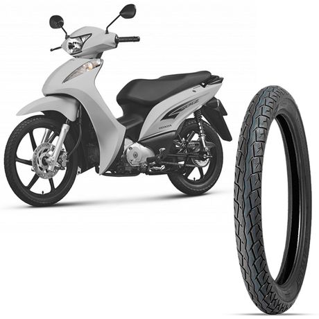 Pneu Moto Biz 100 60/100-17 33l Levorin By Michelin Matrix