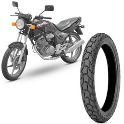 Pneu Moto Cbx 200 Technic Aro 18 90/90-18 57p Traseiro Tampc