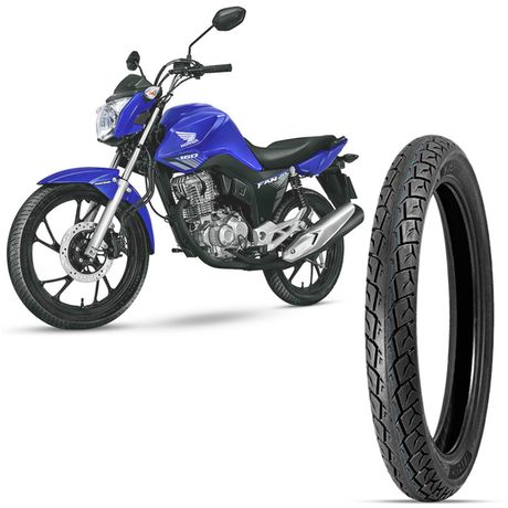 Pneu Moto Cg 160 90/90-18 57p Levorin By Michelin Matrix