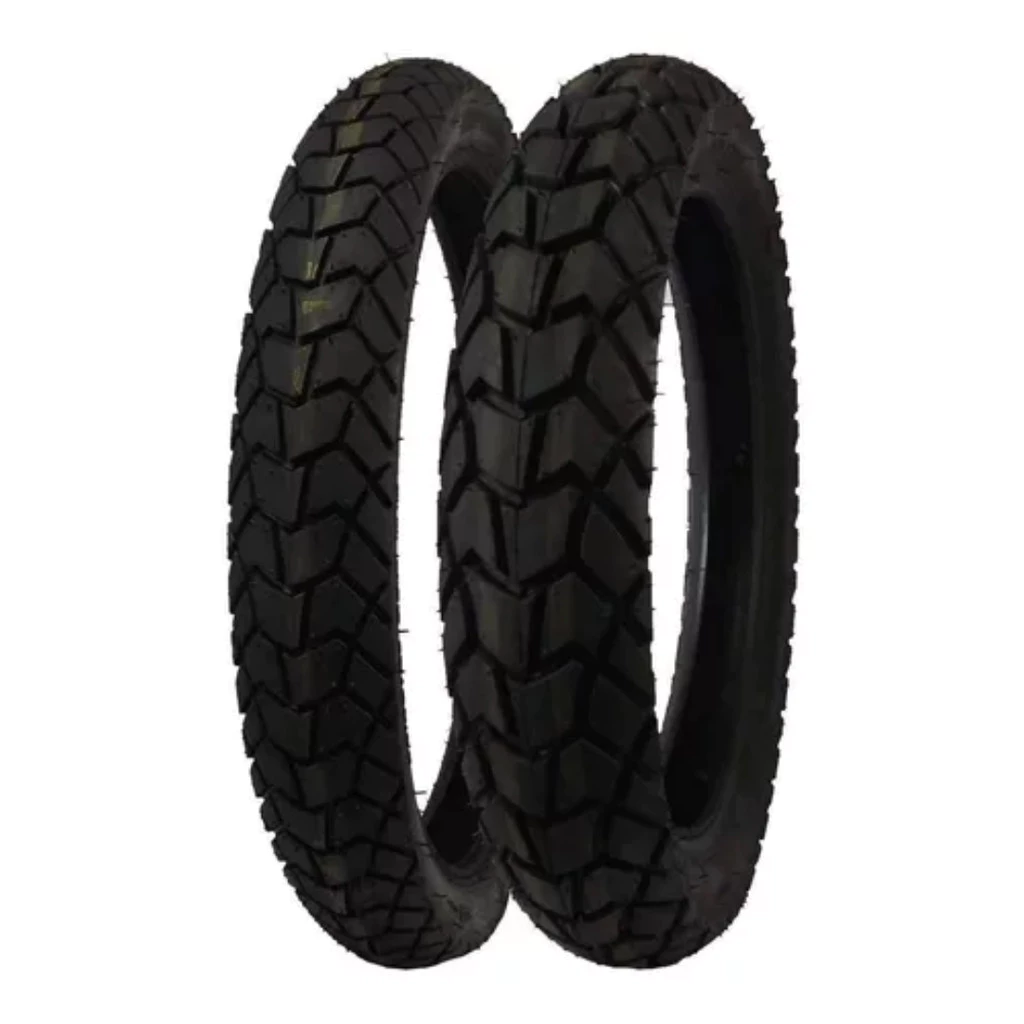 Pneu Moto Dianteiro e Traseiro Maggion Viper90/90-21 e 120/80-18 Xre 300 Tornado 200 Yamaha Xtz 250 Lander Tenere