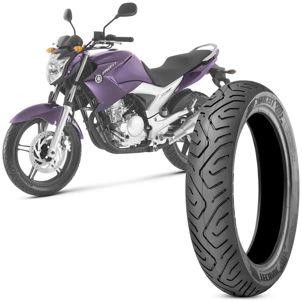 Pneu Moto Fazer 250 Technic 130/70-17 62s Traseiro Sport