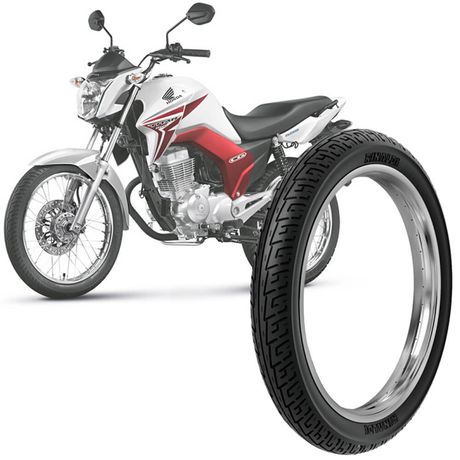 Pneu Moto Honda Cg Titan Rinaldi 2.75-18 42p Bs 32 Dianteiro