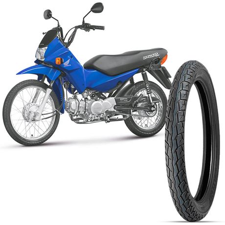 Pneu Moto Honda Pop 60/100-17 33l Levorin By Michelin Matrix