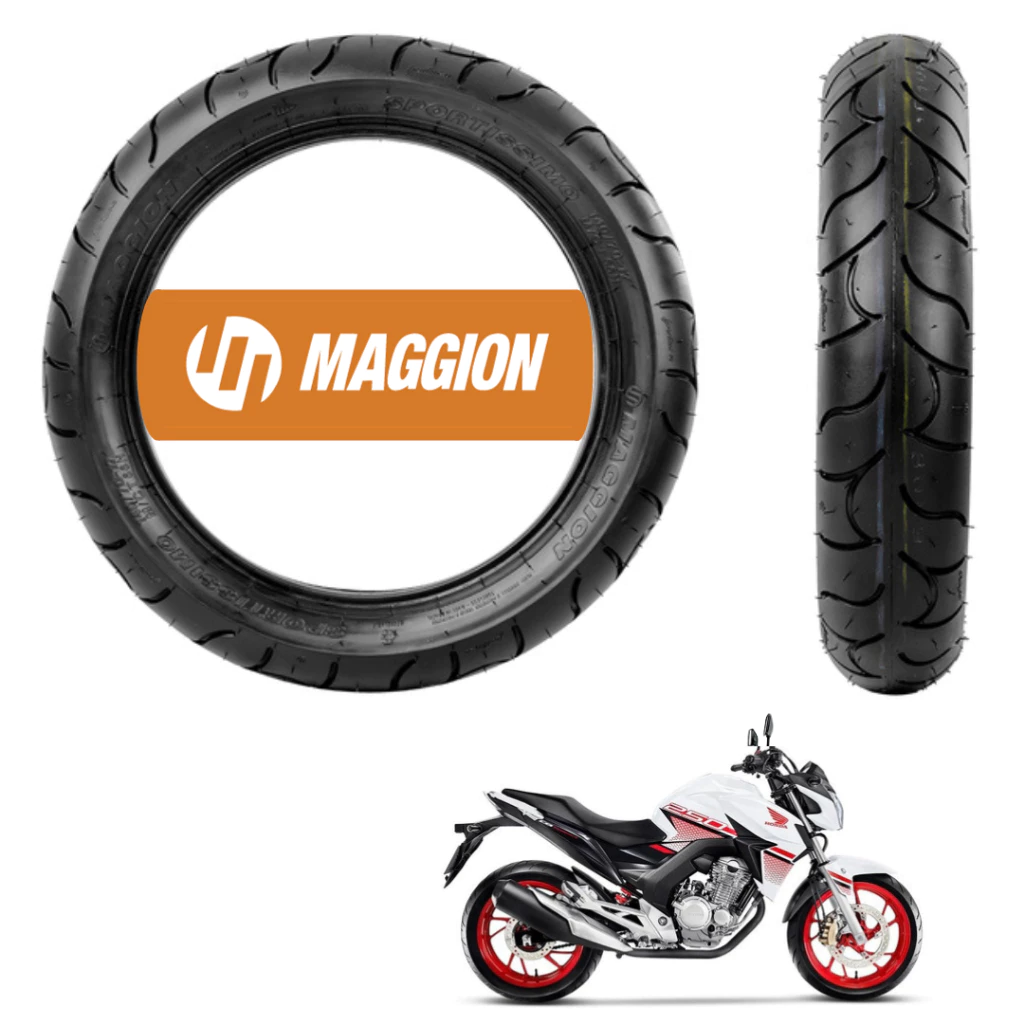 Pneu Moto Maggion CB250 16-22 Sportissimo 130/70-17 - Traseiro