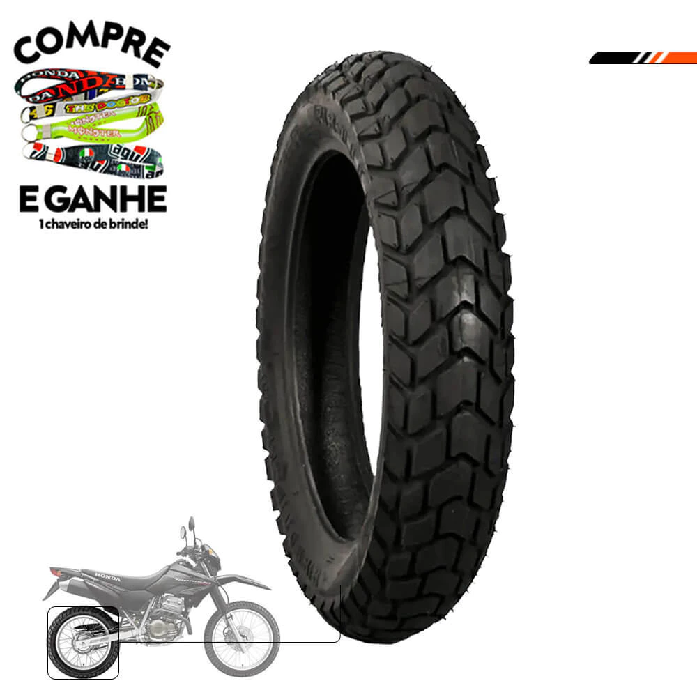 Pneu Moto Tras Xr Tornado 250/ Xre 300/ Lander 250/ Tenere 250/ DT 180-200/ Elefantre 16.5/ Dakar 30.0 120-80-18 Pirelli