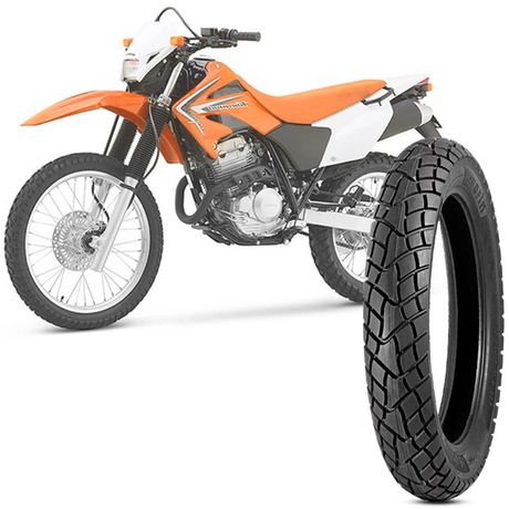 Pneu Moto Xr 250 Levorin 120/80-18 62s Traseiro Dual Sport