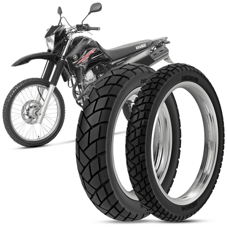 Pneu Moto Xtz 250 Lander Rinaldi 90/90-21 54s R34 Dianteiro