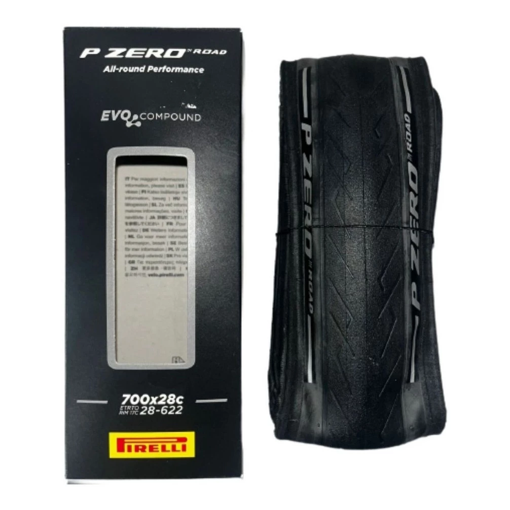 Pneu Para Speed 700x28 Pirelli P Zero Road Peso 260g Psi 110 Cor Preto