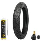 Pneu Royal Enfield Continental Gt 100/90-18 56h Tubeless Sport Demon Pirelli Selante Bico - Pirelli Moto