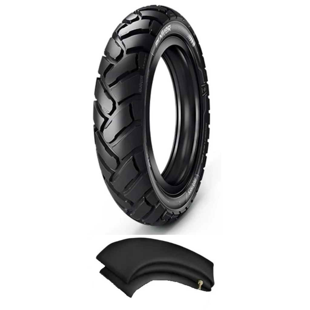 Pneu Traseiro Borrachudo e Câmara Titan CG Fan Ybr 125 Factor Fazer 150 90/90-18 Bunker Ira tires