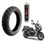 Pneu Traseiro Metzeler Tourance 57p Tl 130/70-13 Honda Adv 150