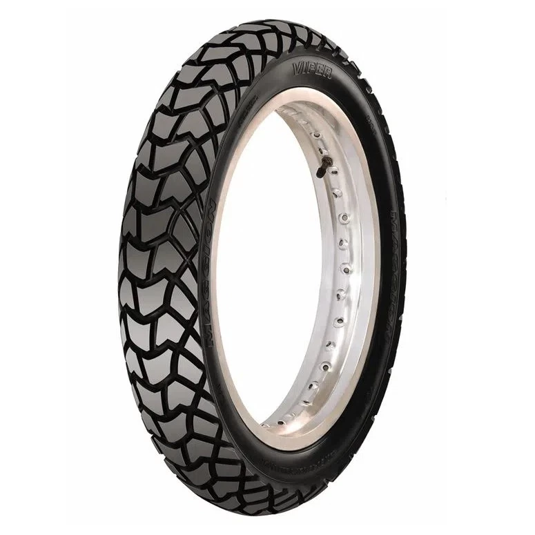 Pneu Traseiro Xr250 Tornado 120/80-18 Viper Maggion Câmara De Ar Aro 18 Mj18