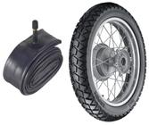 Pneu Xre300 tenere lander 250 Vipal 120/80-18 Tr300 Tt 62s 1 Camara Shiver